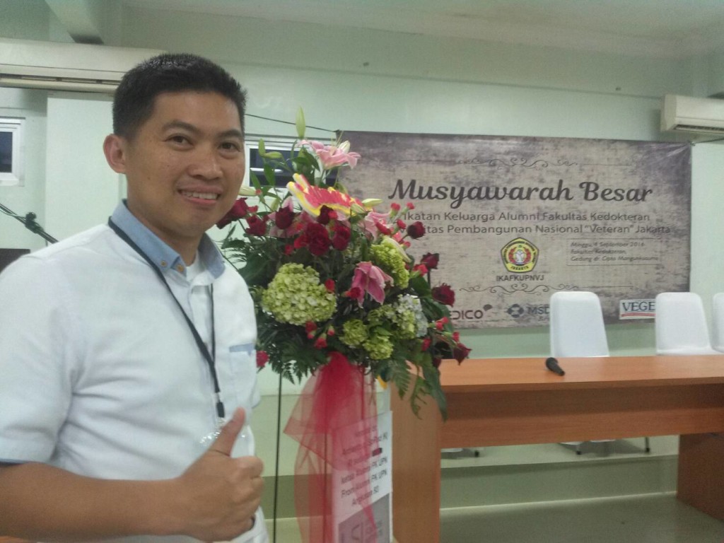 Angkatan Pertama Sebagai Ketua Alumni FK UPNVJ