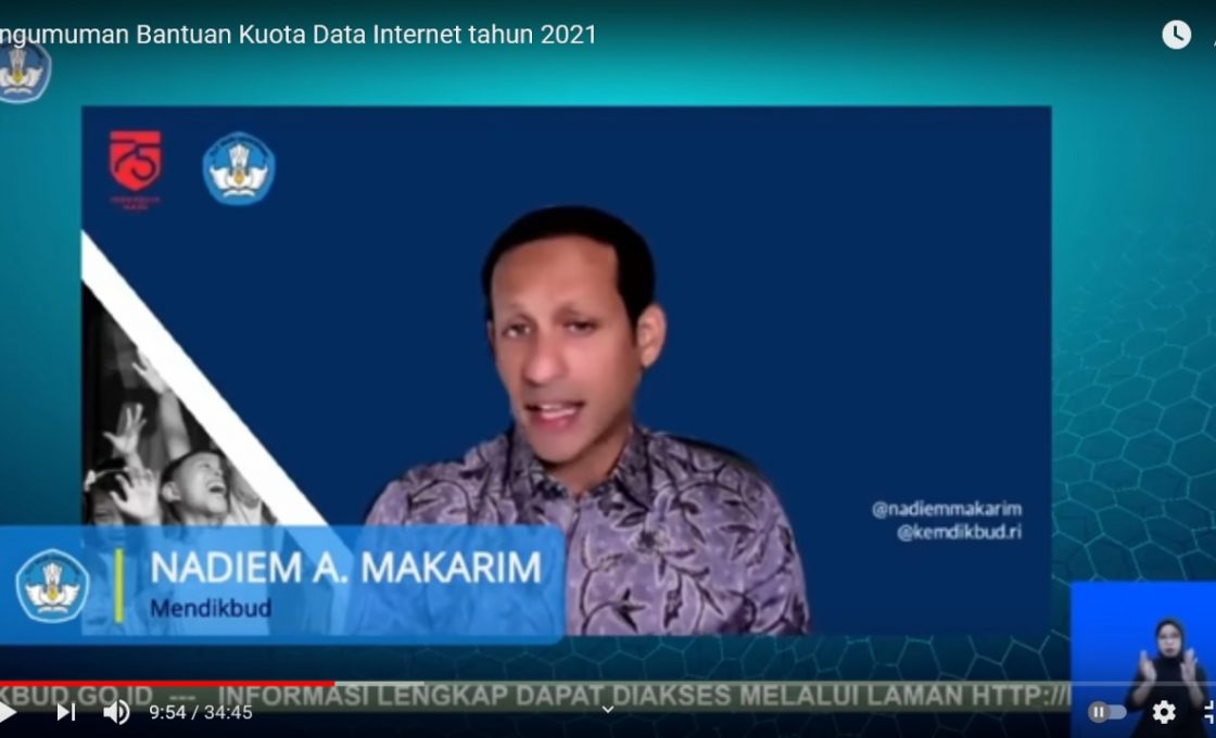 Kemendikbud Kembali Memberikan Bantuan Kuota kepada Mahasiswa