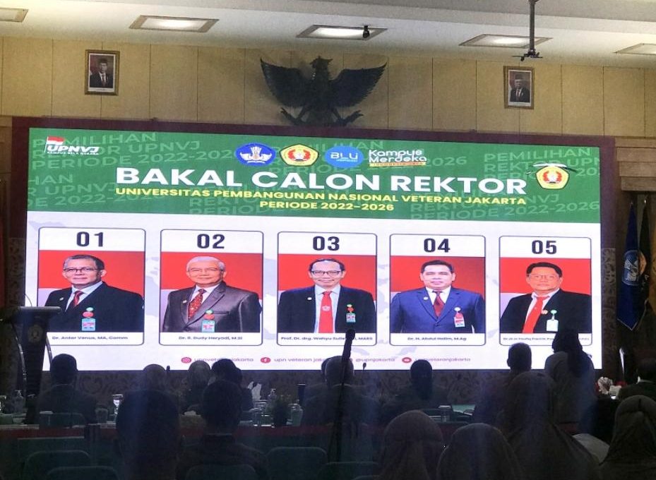UPNVJ Memasuki Tahun Politik, Lima Bakal Calon Rektor Menyampaikan Visi Misinya