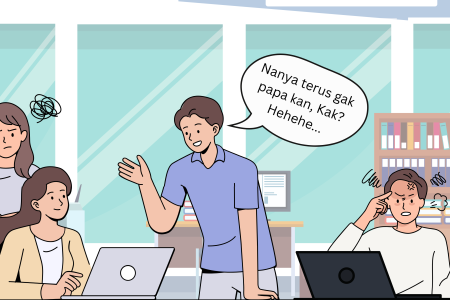 Hiruk-pikuk Anak Magang yang Kerap Bertanya