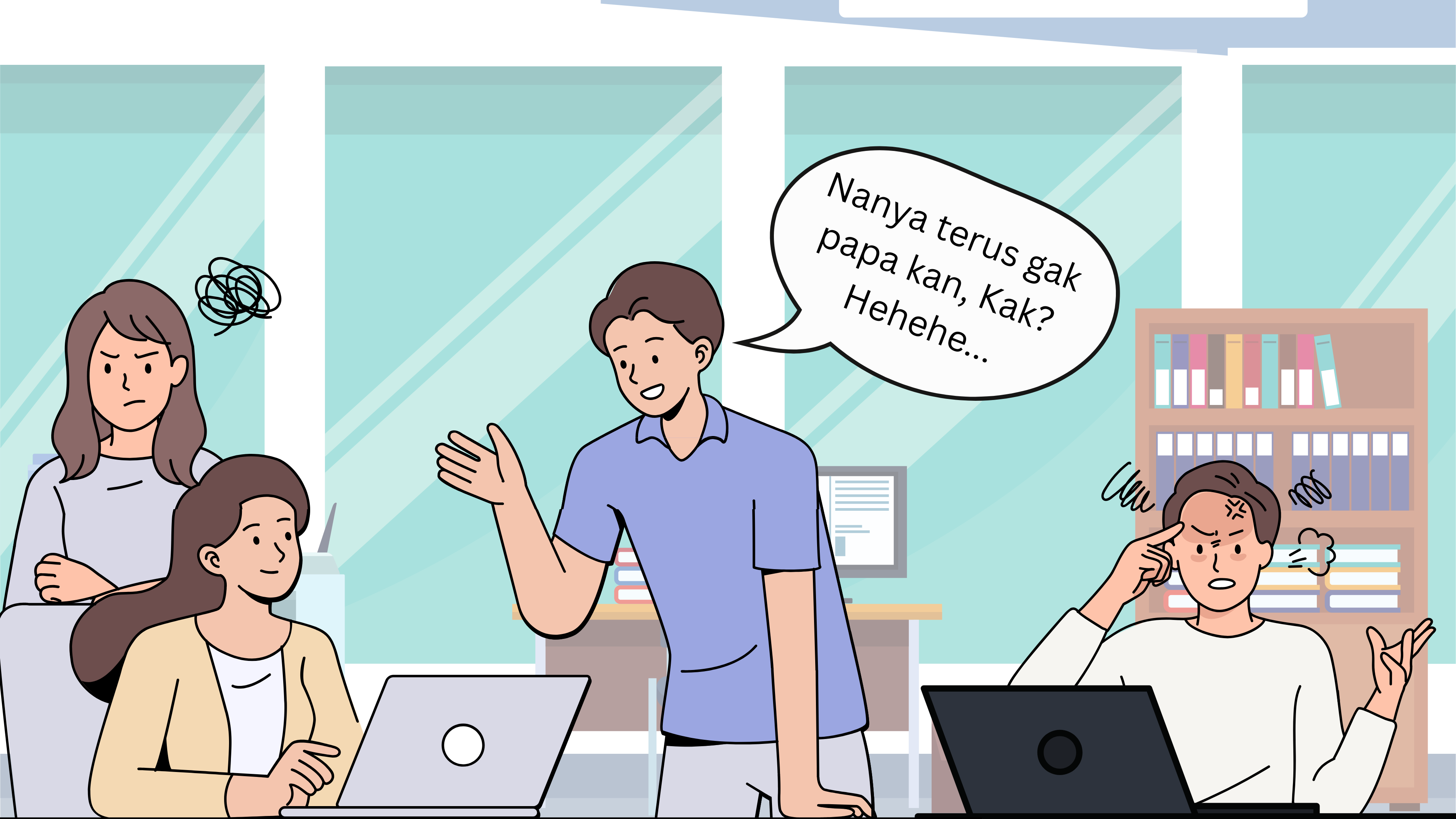 Hiruk-pikuk Anak Magang yang Kerap Bertanya