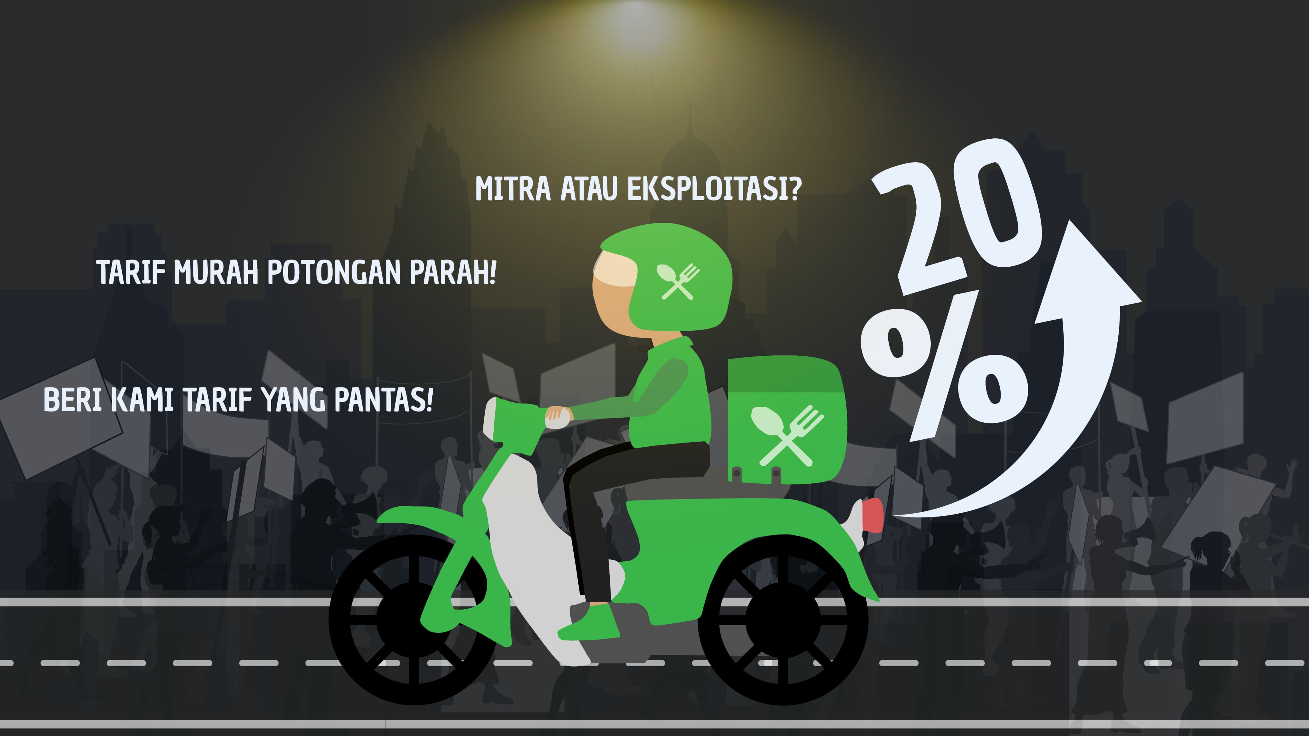 Tarif Layanan Kian Tak Masuk Akal, Ojol Desak Pemerintah Bertindak