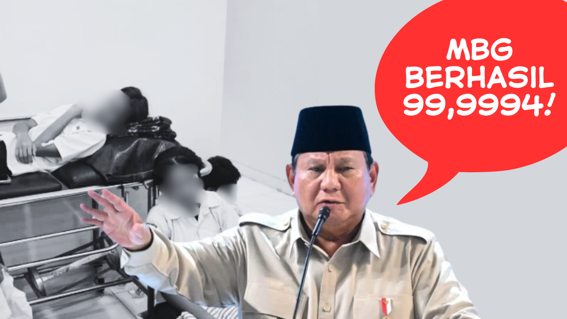 Ironi MBG, Kasus Keracunan Dibaca sebagai Indikator Keberhasilan