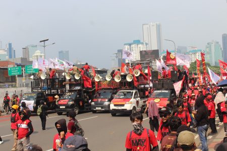 Tuntutan Buruh Tetap Menderu di Tengah Intervensi May day 2026