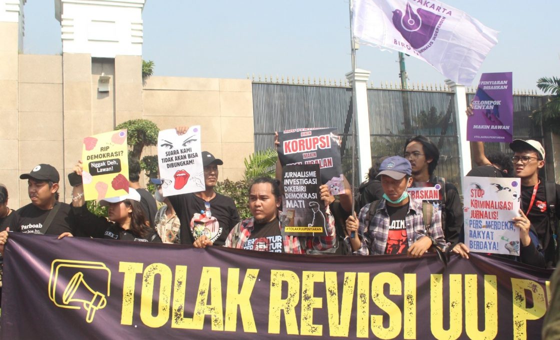Seluruh Lapisan Jurnalis Sepakat Tolak Pembatasan Pers dalam Revisi UU Penyiaran