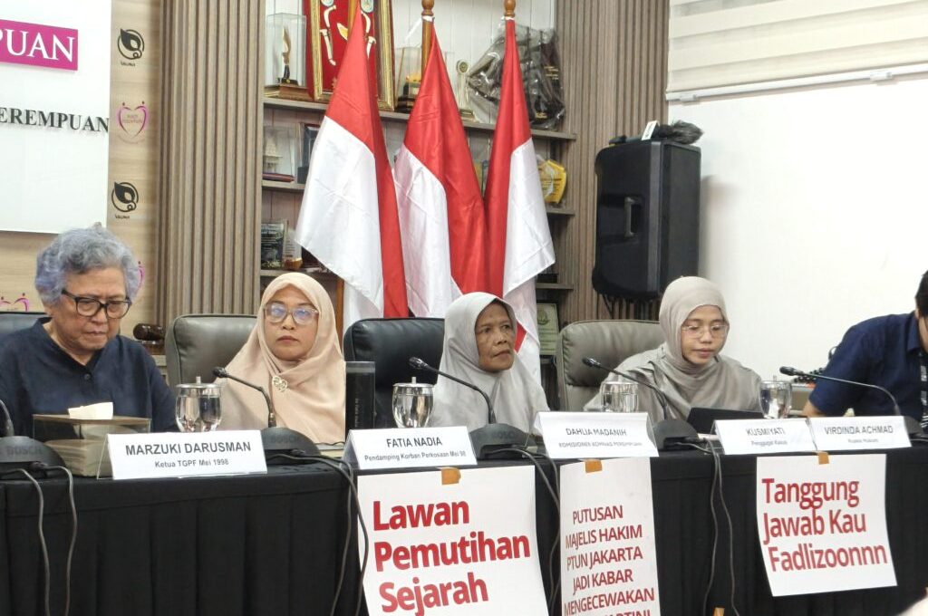 Masyarakat Sipil Kecam PTUN Jakarta, Menyoal Putusan Tolak Gugatan Penyangkalan Pemerkosaan 1998
