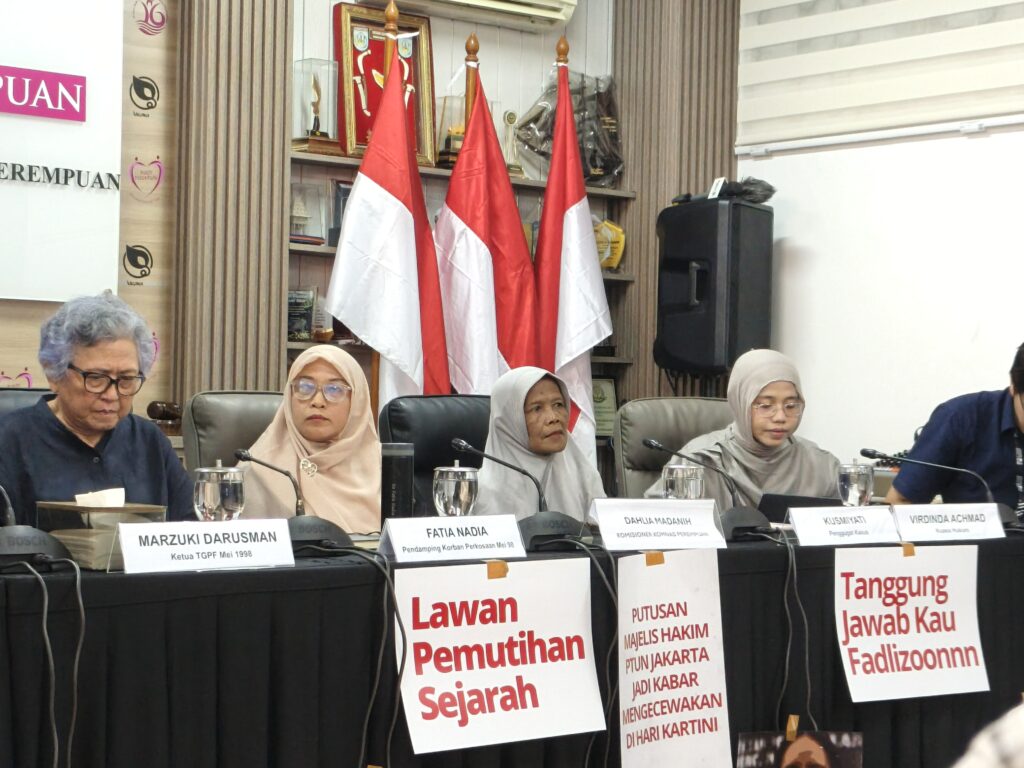 Masyarakat Sipil Kecam PTUN Jakarta, Menyoal Putusan Tolak Gugatan Penyangkalan Pemerkosaan 1998