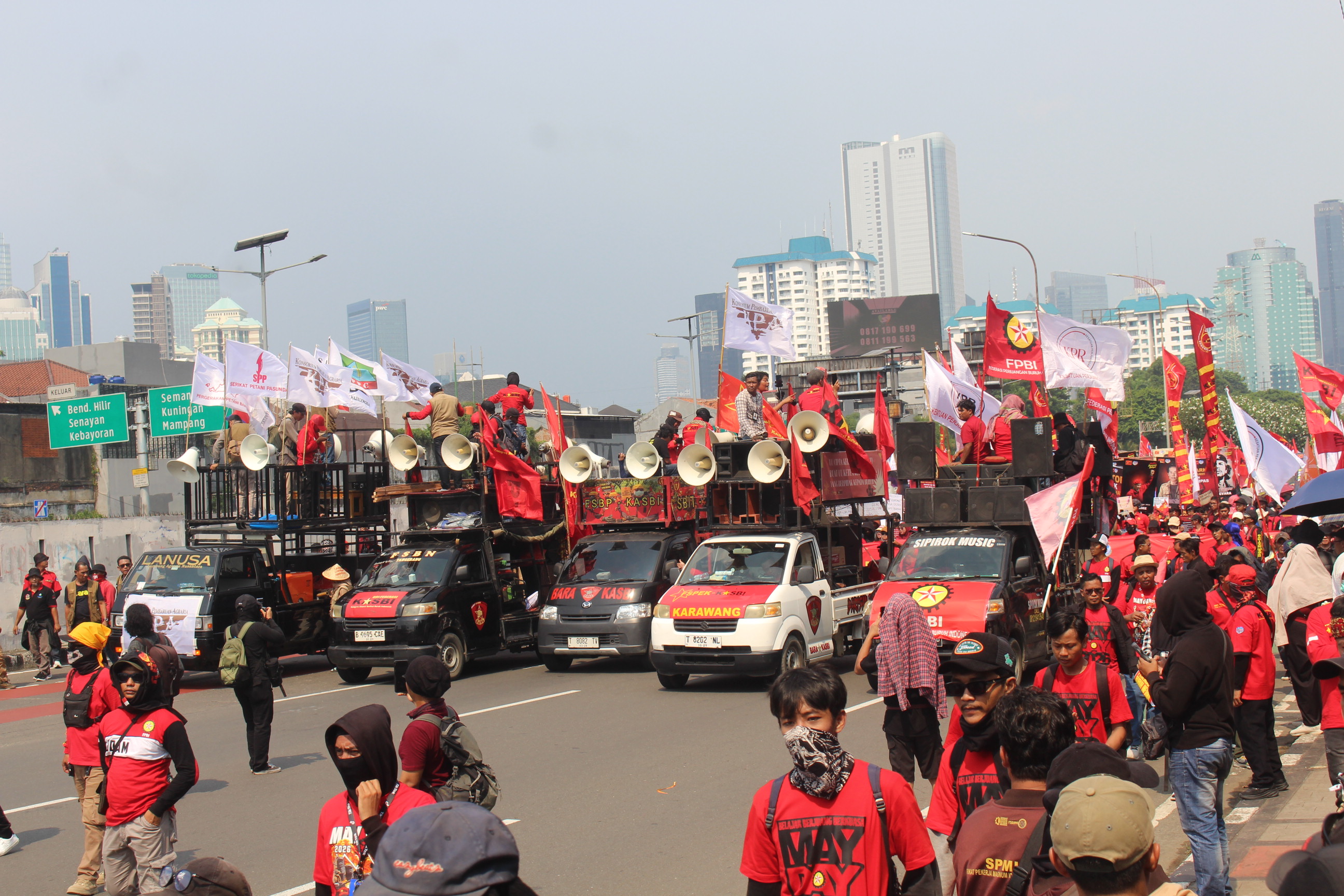 Tuntutan Buruh Tetap Menderu di Tengah Intervensi May day 2026