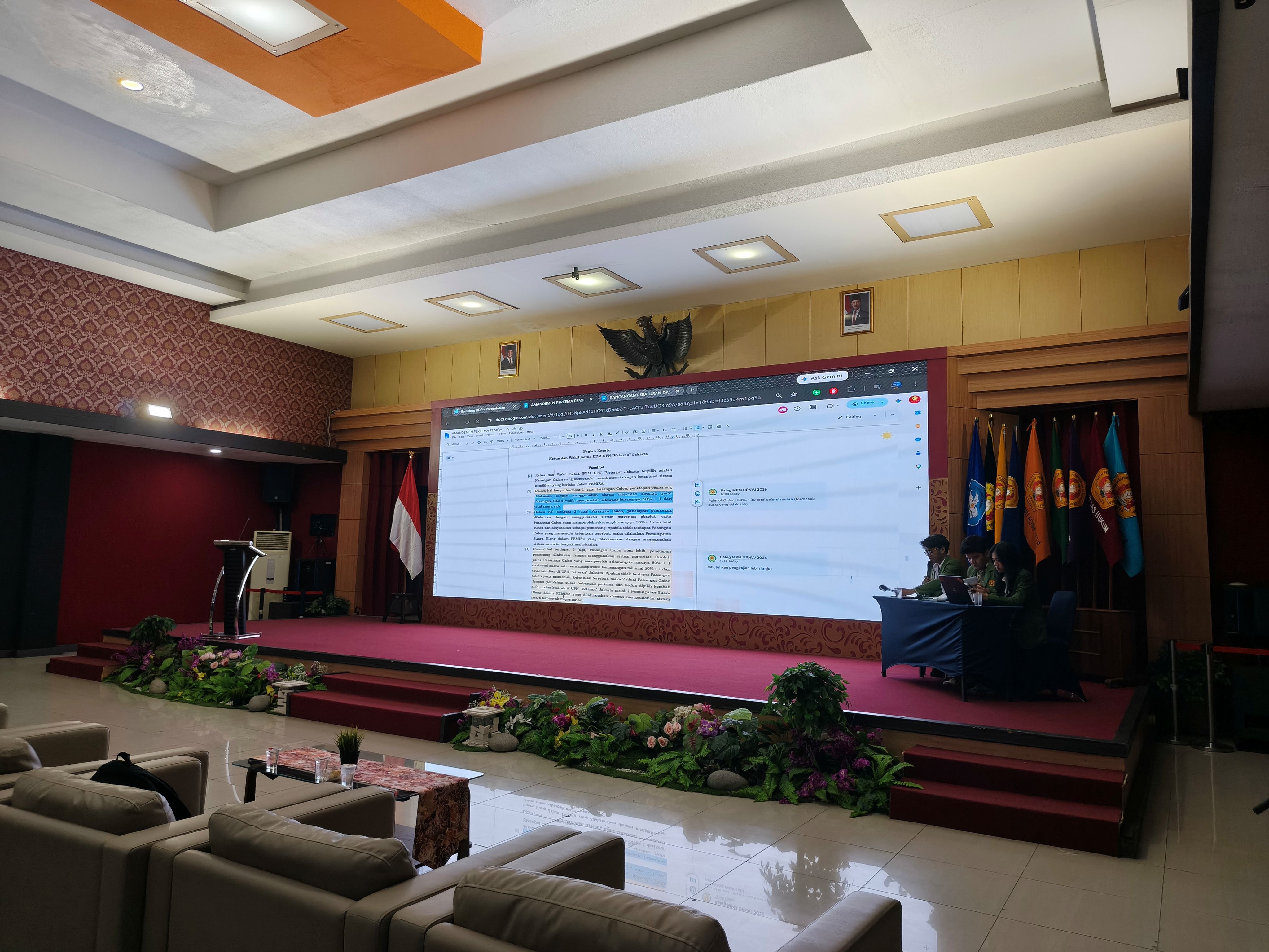 Polemik Pemira dan Kehadiran MM Mencuat di RDP MPM UPNVJ