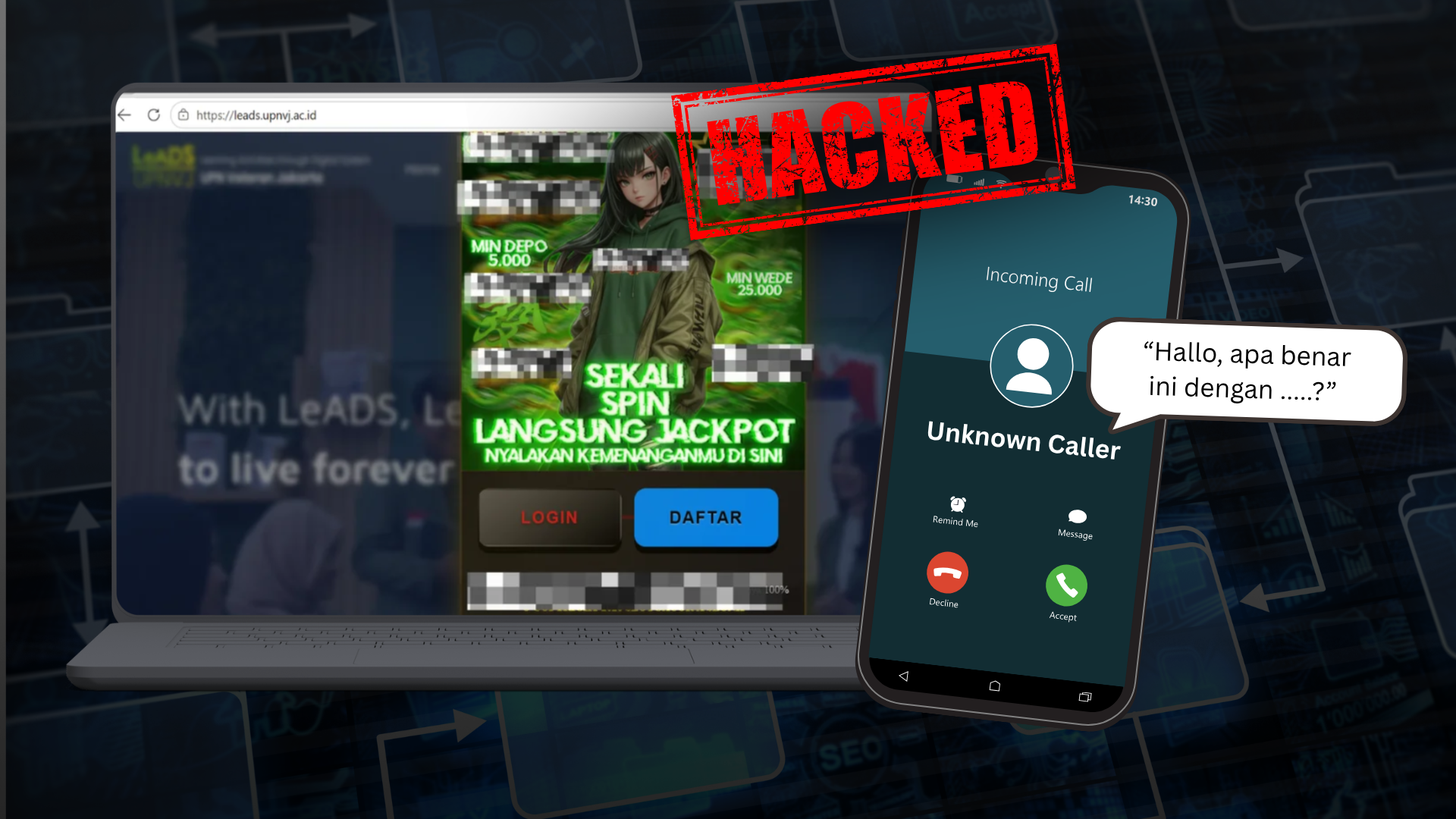 LeADS UPNVJ Diretas, Mahasiswa Khawatir Keamanan Data Usai Menerima Telepon Mencurigakan