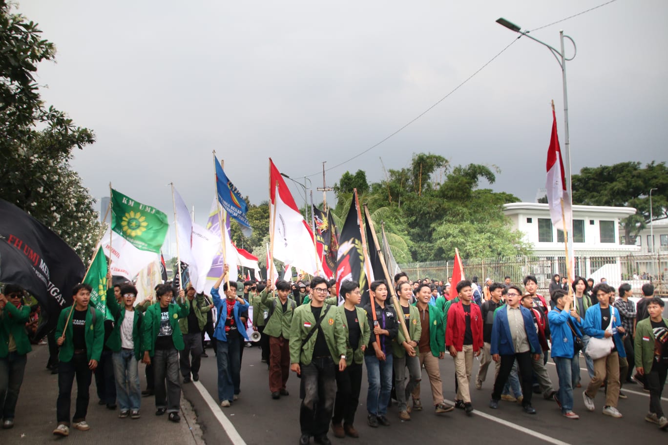 Aksi di DPR Desak Pengesahan RUU Perampasan Aset