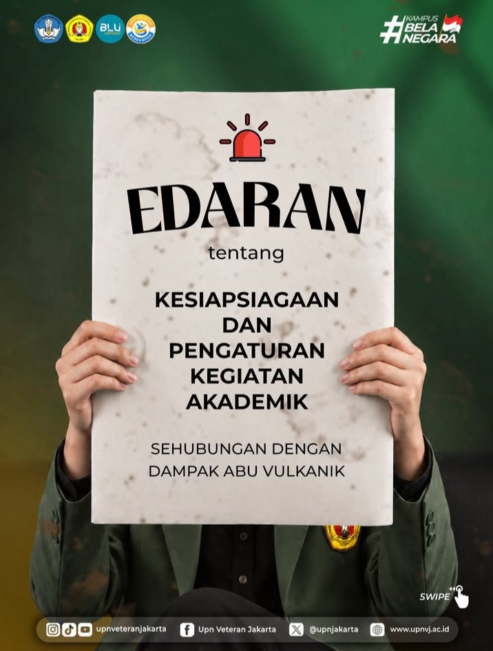 UPNVJ Alihkan Perkuliahan ke PJJ Imbas Sebaran Abu Vulkanik